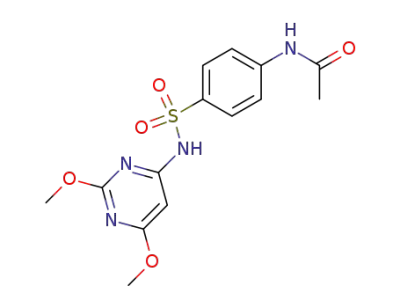 4-p-acetamidobenzenesulfonamido-2,6-dimethoxypyrimidine