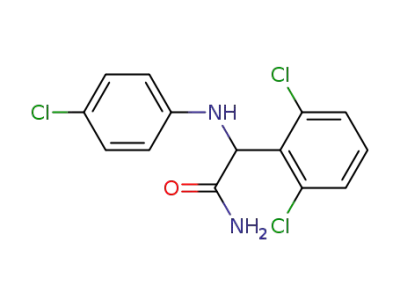 2,6-dichloro-α-[(4-chlorophenyl)amino]benzeneacetamide