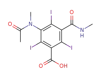 3-(acetylmethylamino)-2,4,6-triiodo-5-[(methylamino)carbonyl]benzoic acid